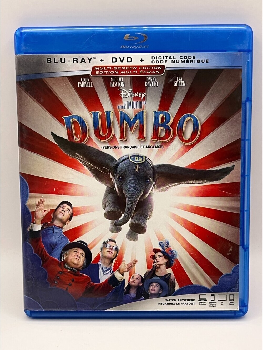 Dumbo Blu-ray Multi-Screen Edition Family Tim Burton